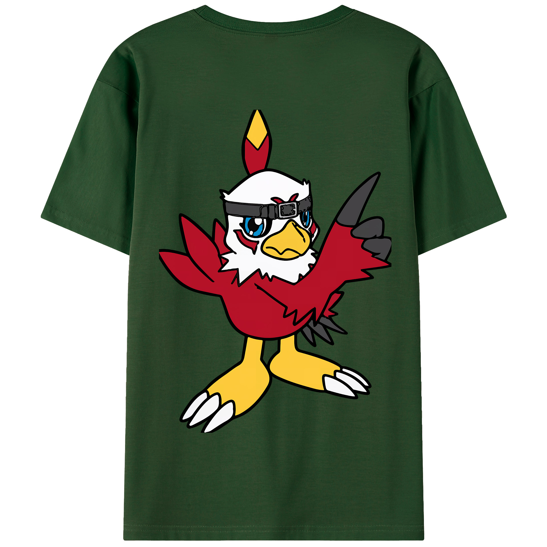 （画像用） Digimon デジタルモンスター/デジモン 綿100％半袖Tシャツ（背面プリント）
